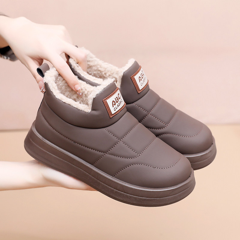 冬季新款加绒保暖棉鞋时尚雪地靴防寒防风老北京棉鞋女妈妈鞋厚底,女鞋,时尚雪地靴,淘宝优惠券,粉丝福利购,淘宝优惠卷