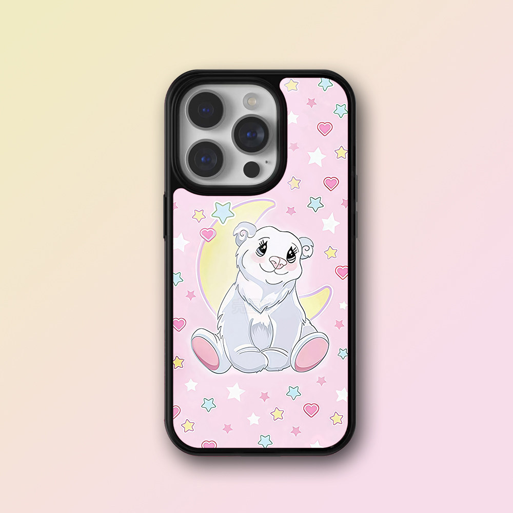 欧美风新款北极熊公主iPhone16Pro手机壳15Plus适用苹果14pro防摔保护套13/12/11/xsmax