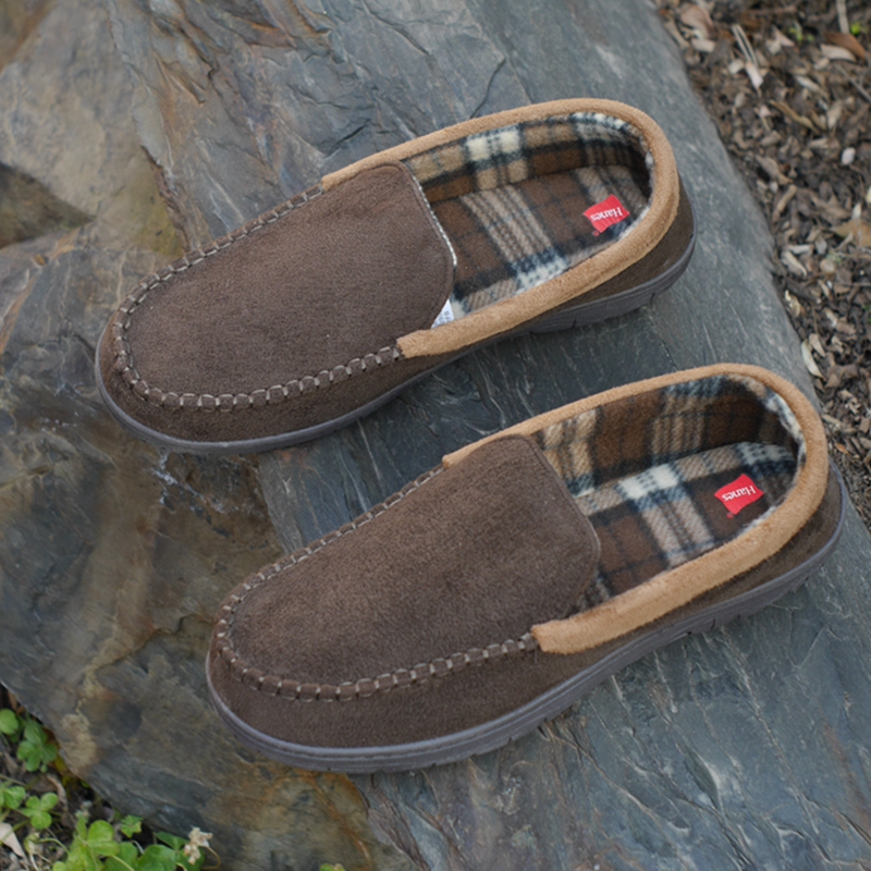 美国外贸秋冬保暖室内休闲乐福男