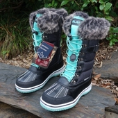 35码 儿童雪地靴耐低温保暖棉鞋 官网同步外贸原单新雪丽滑雪鞋 棉鞋