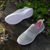 新品 走路鞋 大码 外贸夏季 女鞋 宽楦套脚一脚蹬懒人鞋 广场舞散步鞋