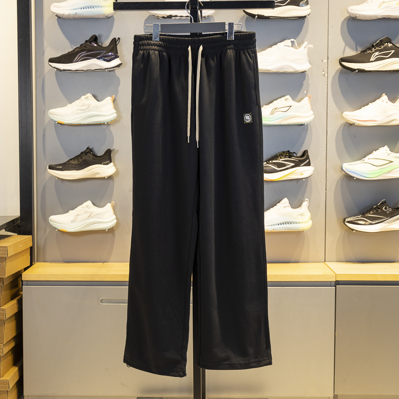 李宁宽松男子冰感舒适卫裤