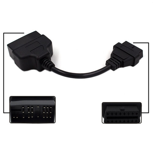 TOYOTA 22pin to 16pin OBD1 to OBD2 Connect Cable