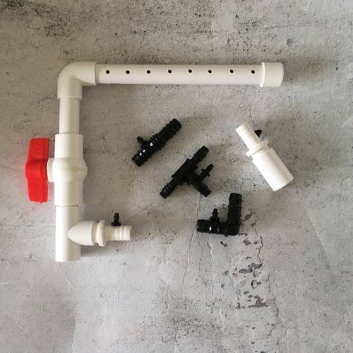 水泵增氧喷气接头鱼缸DIY改装