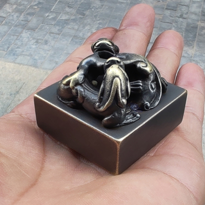 实心黄铜印章篆刻材料