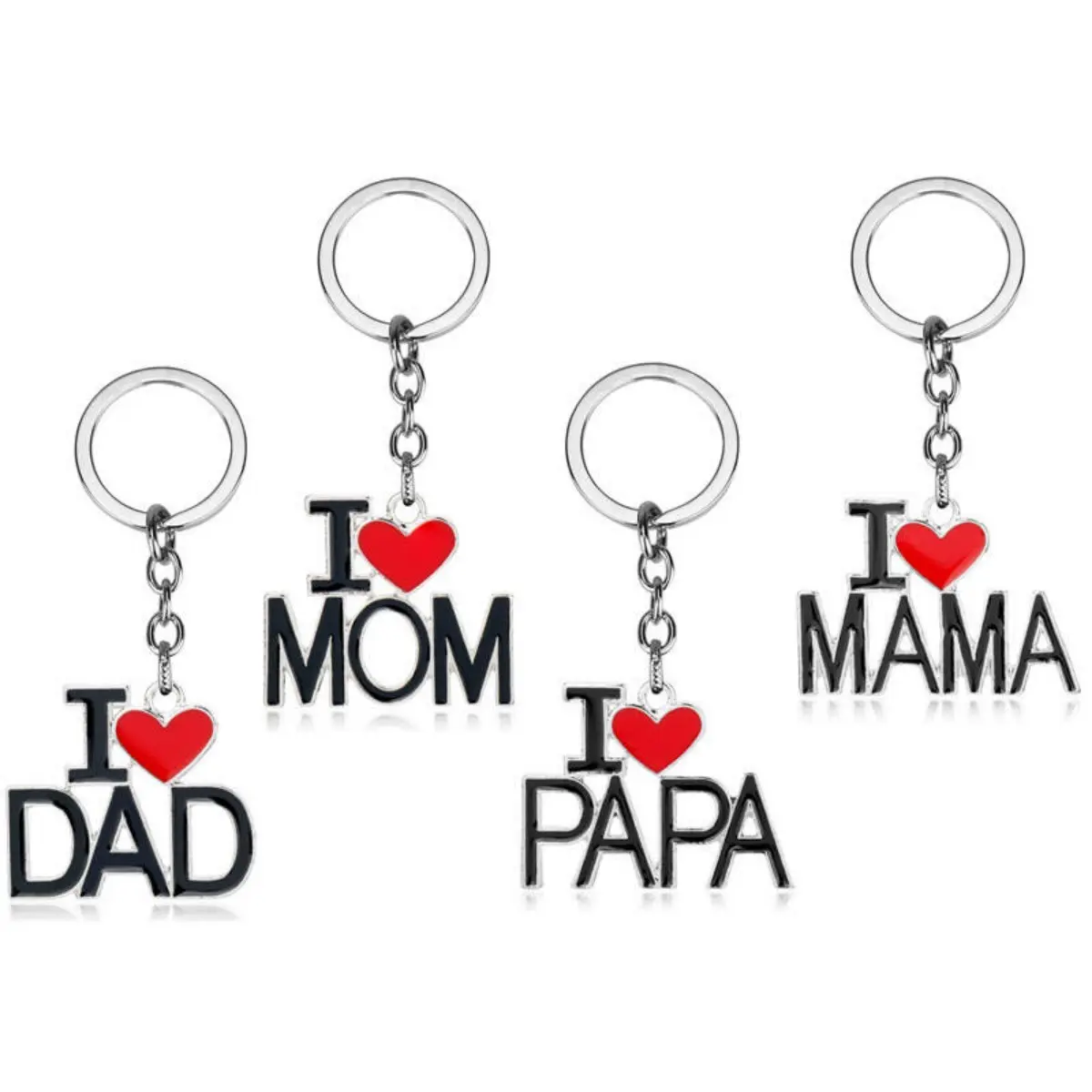 DAD父亲节烤漆滴胶ILOVEMOM