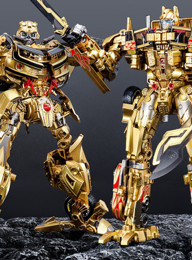 限量合金变形男孩玩具金刚正版擎天之柱汽车机器人大黄蜂模型手办