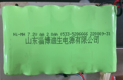 山东淄博迪生 Ni-MH 7.2V AA 2.0Ah镍氢充电电池组
