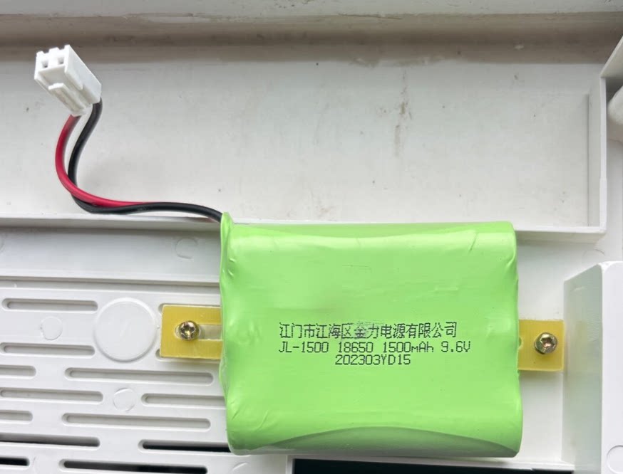 应急灯磷酸铁锂电池 18650 1500mAh 9.6V 充电电池组