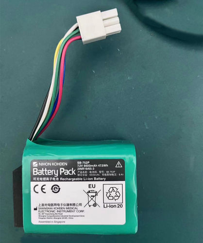 适用于光电SB-752P SVM-7501 SVM-7500 SVM-7600监护仪7.2V锂电池