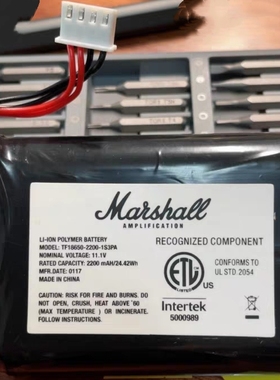 TF18650-2200-1S3PA 适用 Marshall Stockwell马歇尔音响充电电池