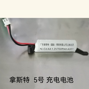 适用广东拿斯特国际照明电池 Ni-Cd AA 1.2V 700mAh A001充电电池