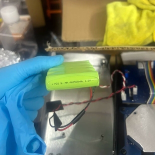 适用于ERS 电压电阻表电阻欧姆仪充电电池6.0V 2密理博细胞电阻仪