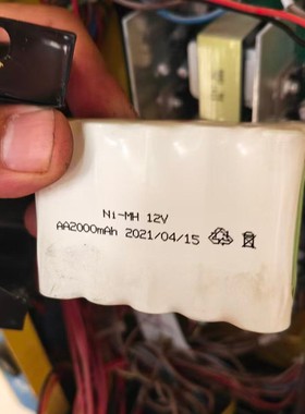 奥的斯电梯应急照明电源蓄电池包 Ni-MH 12V AA2000mAh镍氢电池组