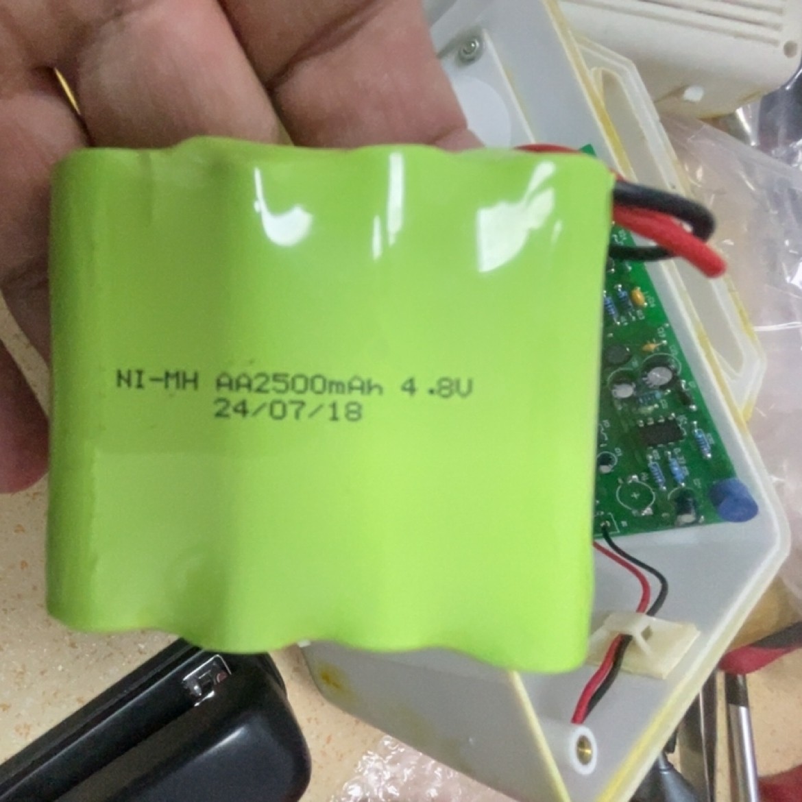 适用于北京劲松CTJ-1A超声多勒普胎音仪电池 4.8V充电电池组