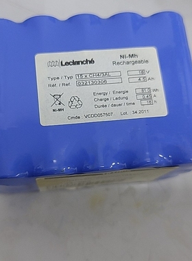 设备NI-Mh Rechargeable 15xCH4/3AL  18V 4.5Ah高度计充电电池组