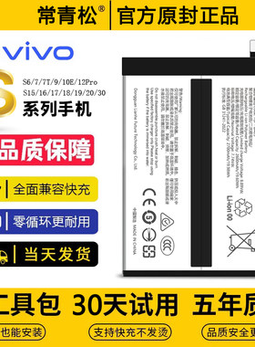 适用vivoS12/15/16E/17T/18/19/20pro原装S30电池S5/6/7活力版S10