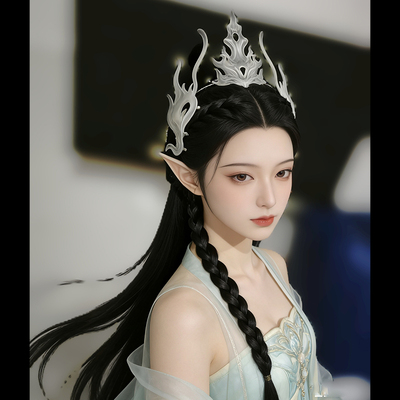 动漫凡人修仙传仙逆神国之上仙子公主精灵水晶头饰变价
