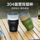 户外304不锈钢双层水杯咖啡杯燕子杯套装 露营隔热防烫水杯啤酒杯