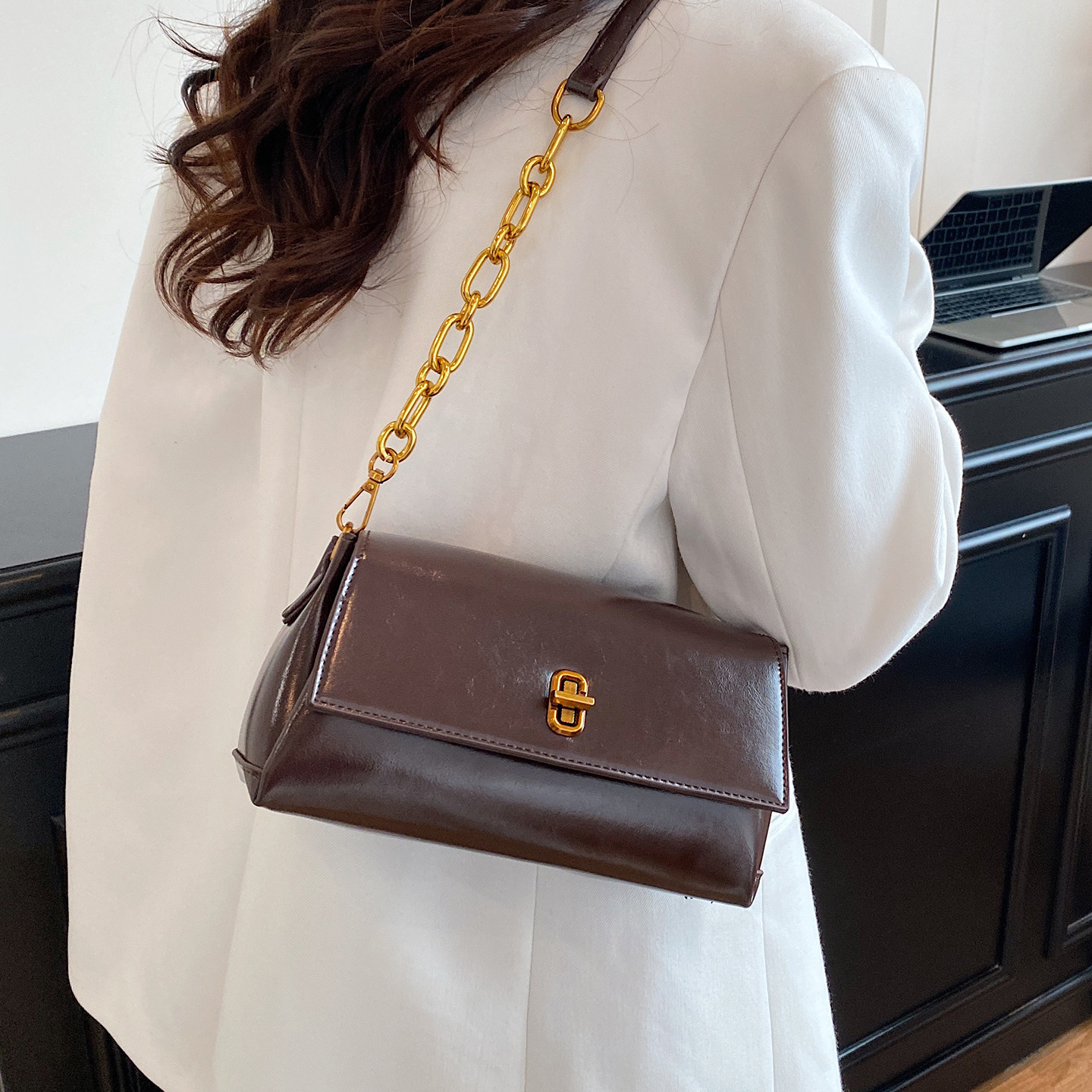 时尚气质腋下包2025巨好看的包包女新款百搭单肩斜挎包精致手拎包,箱包皮具/热销女包/男包,小方包,淘宝优惠券,粉丝福利购,淘宝优惠卷