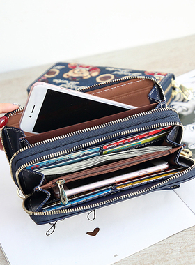 邻家小妃钱包女款长款2025新款韩版个性拉链大容量学生女士钱包夹