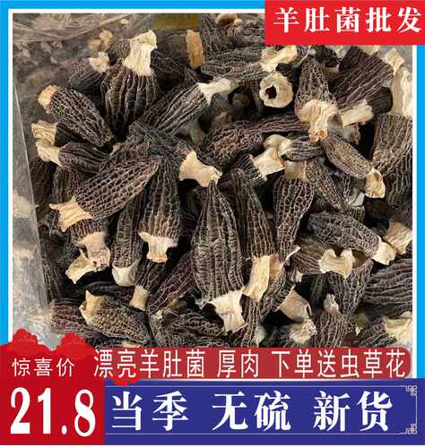 羊肚菌8年老店羊肚菌特价干货厚