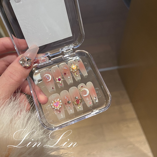 LinLin手工定制ins月光穿戴甲