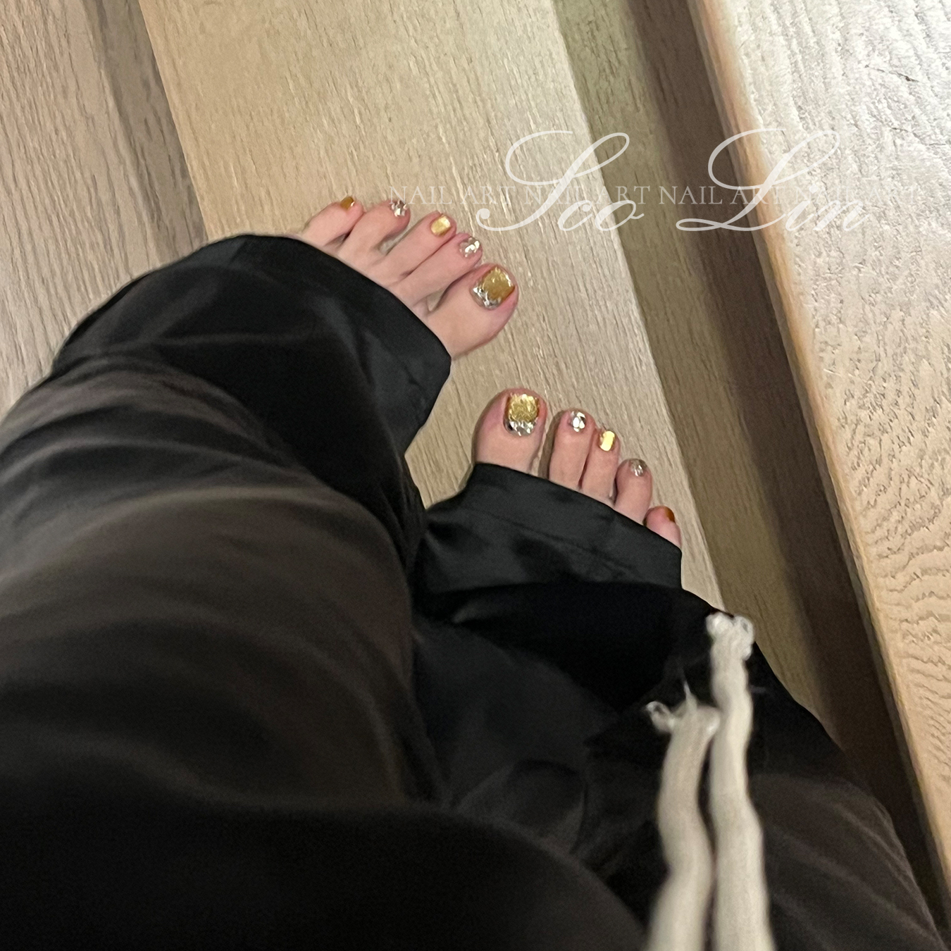 碎钻猫眼施华洛定制长方穿戴甲