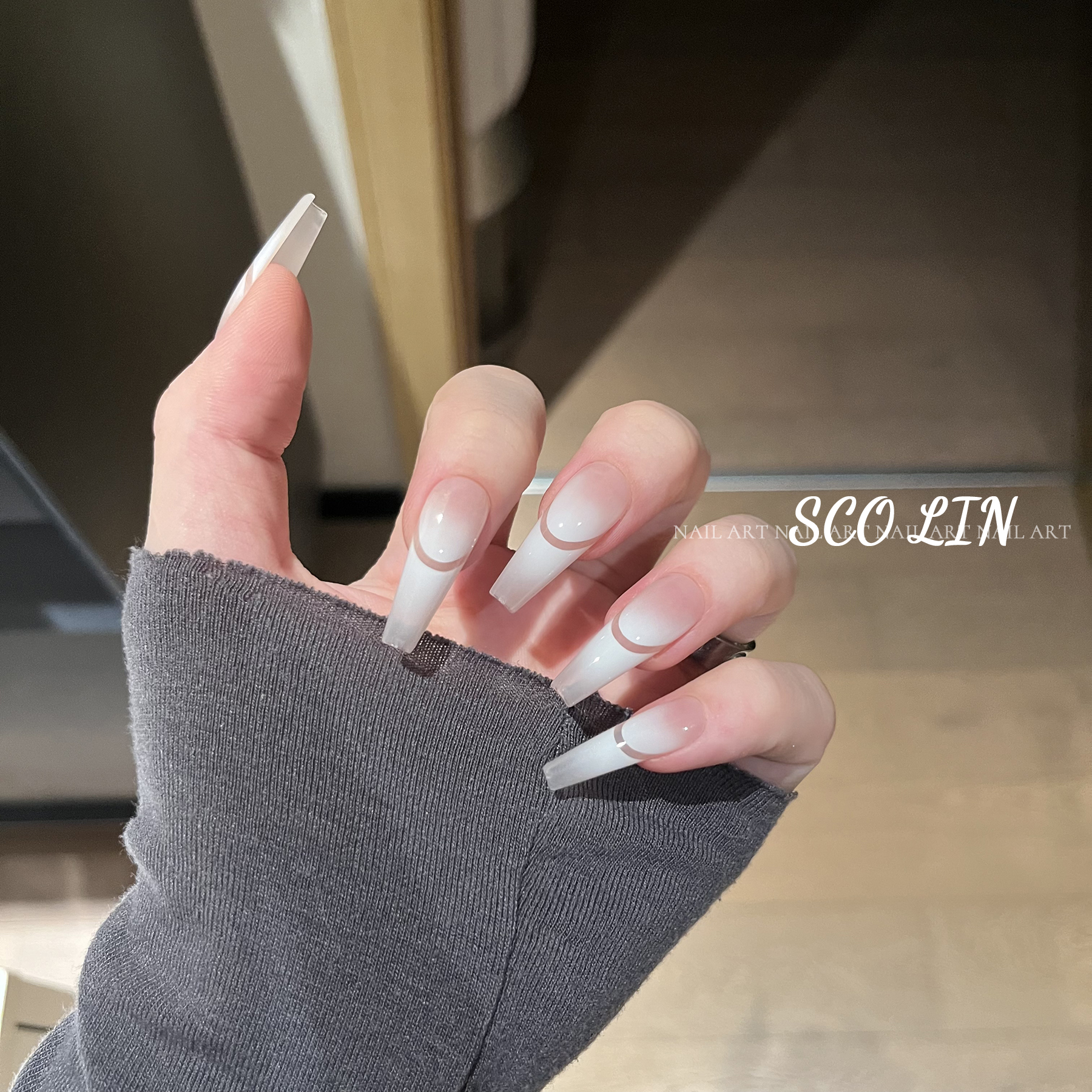 Scolin手工定制法式高光线条