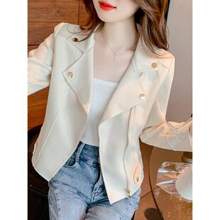 150小个子麂皮绒风衣外套女155春秋季短款夹克高级感小众上衣xs码