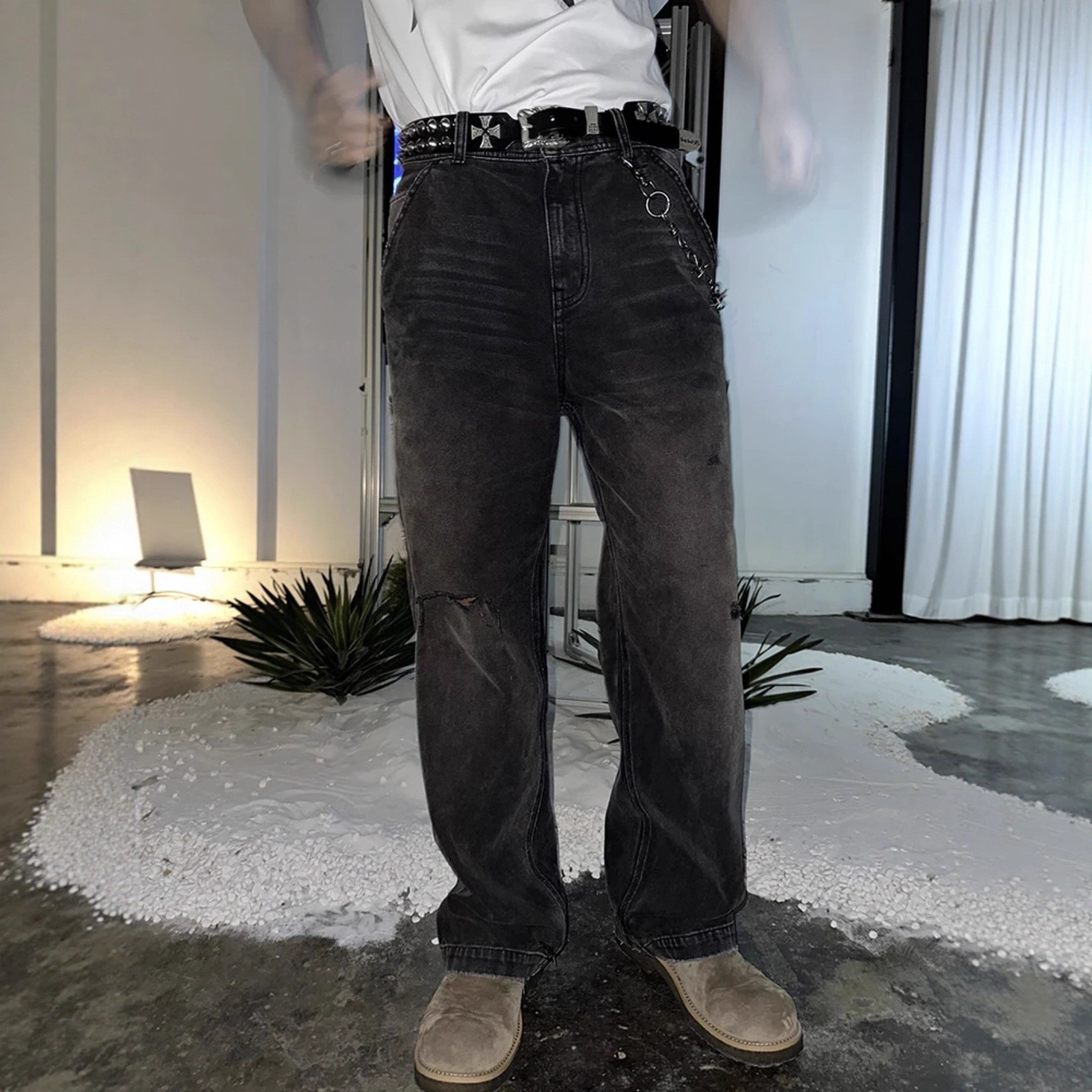 NFANTS RICHES DÉPRIMÉS ERD忧郁的富二代23ss B11伐木工工装裤