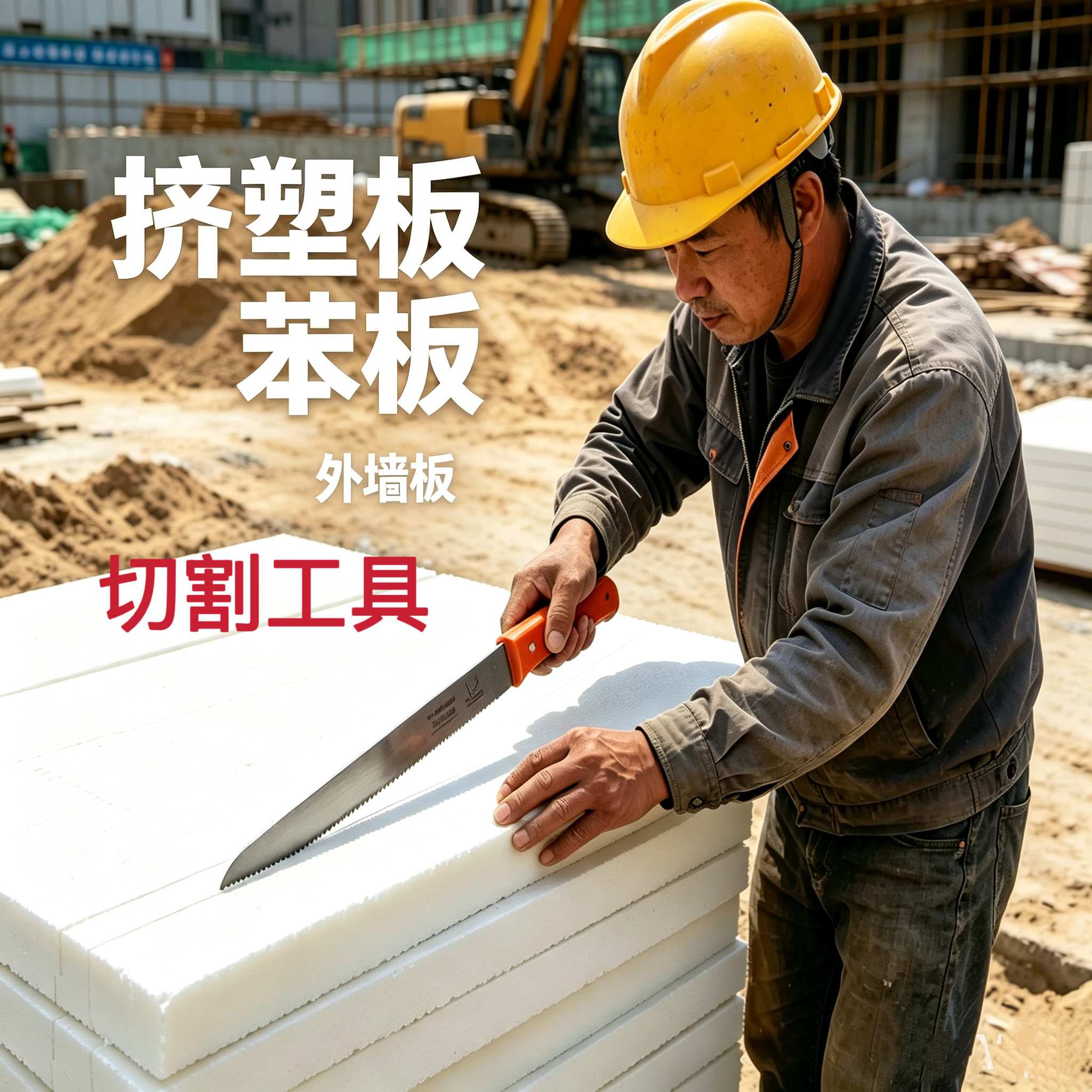 新款泡沫板挤塑板外墙保温EVA地垫面包锯岩棉保温带齿长锯条工具