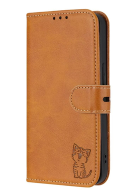 可爱猫适用iPhone17air/16/15/14/13/12/11promax苹果xr翻盖手机壳皮套678plus