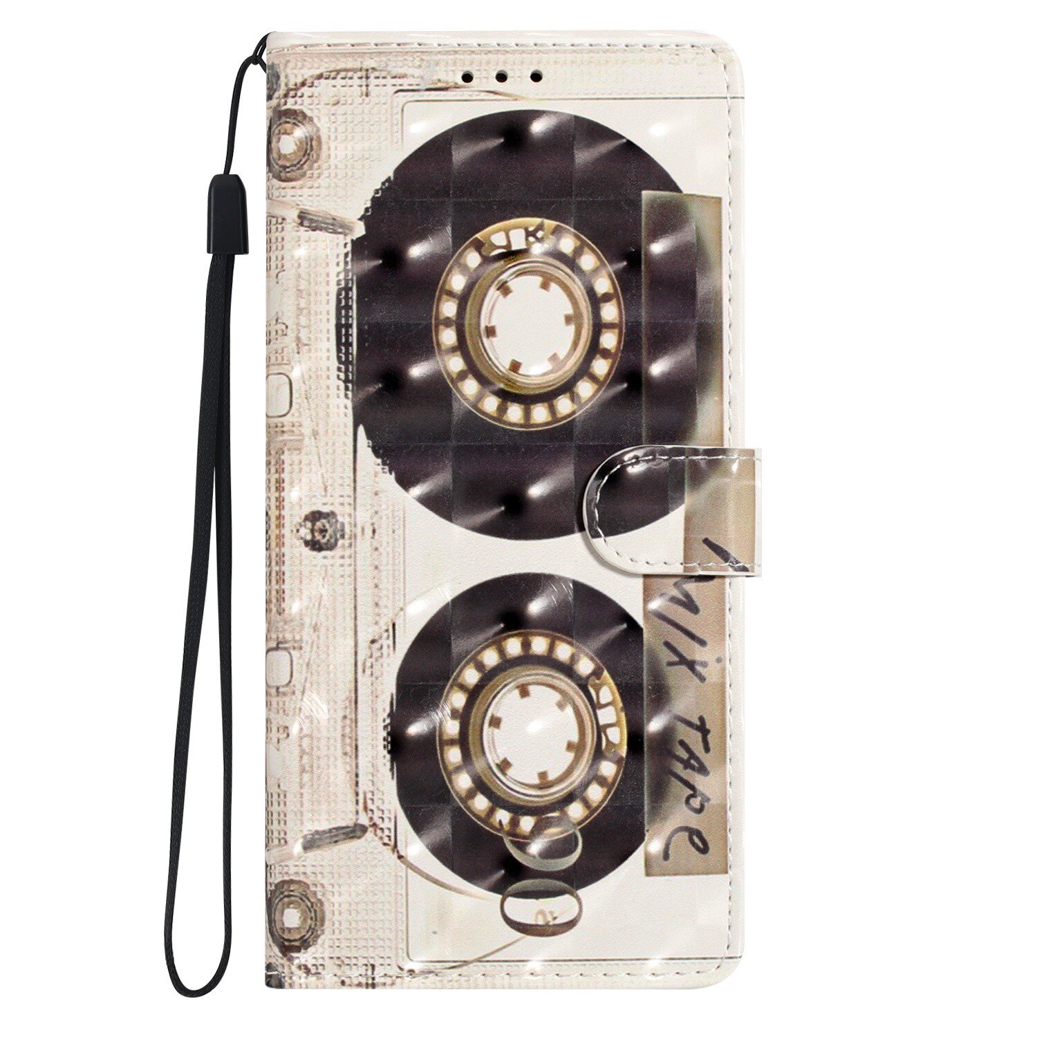 磁带适用iphone17/16/15/14/13/12/11promax苹果XR/xsmax/mini翻盖手机壳6s皮套7/8plus