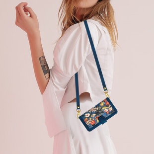 印花适用苹果17air/16/15/14/13/12/11promax斜挎XR翻盖手机壳6s皮套78plus