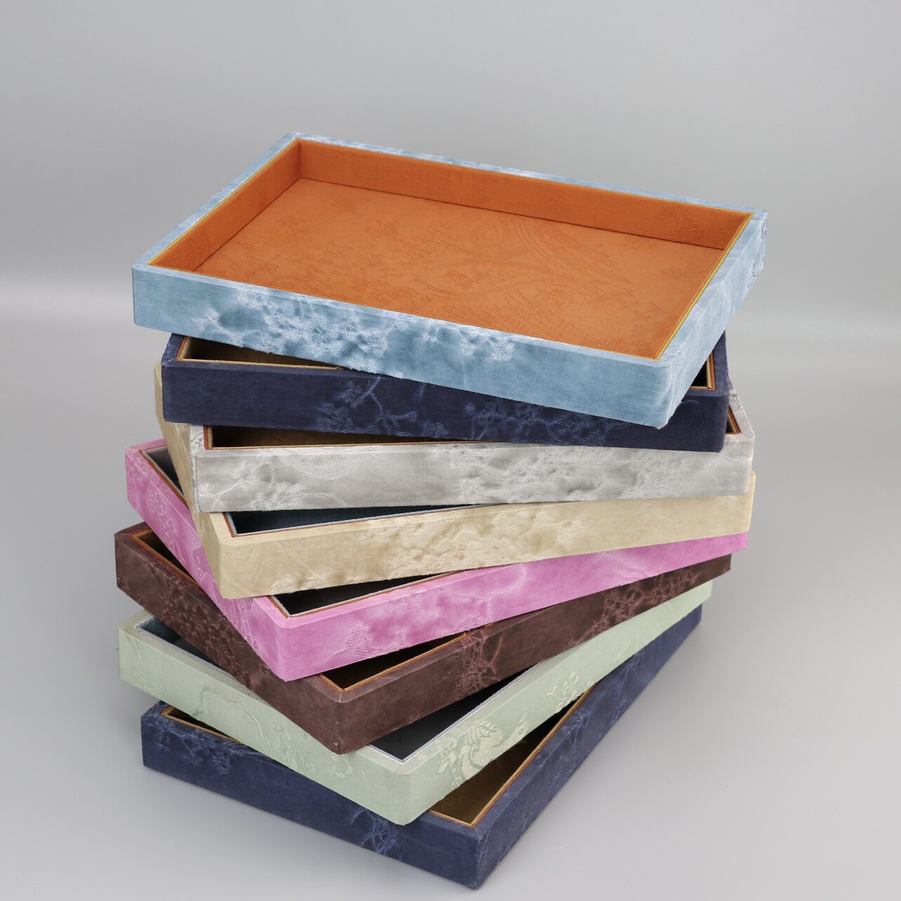 复古高端印章首饰托盘文玩桌面陈列盘直播展示盘拍照托盘支持定制