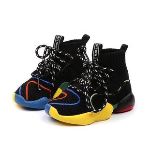 清仓儿童时尚潮鞋男童高帮运动鞋女童休闲鞋小中大童男孩女孩鞋