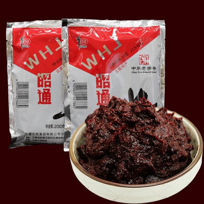 万和昭通酱200g黄豆酱