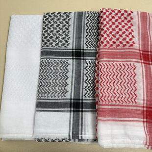 迪拜土豪道具阿拉伯男士头巾围巾头箍一整套沙特子服装中东头巾