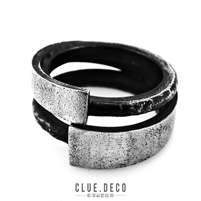 CLUEDECO原创小众先锋暗黑银饰