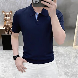 点击率男装夏季新款高档男士短袖POLO衫翻领商务潮流时尚百搭Ta2