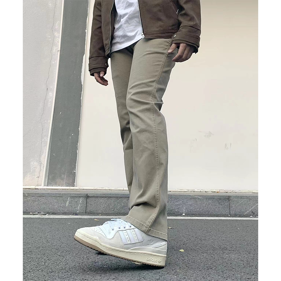 ANYWEAR加长微喇工装裤微弹休闲