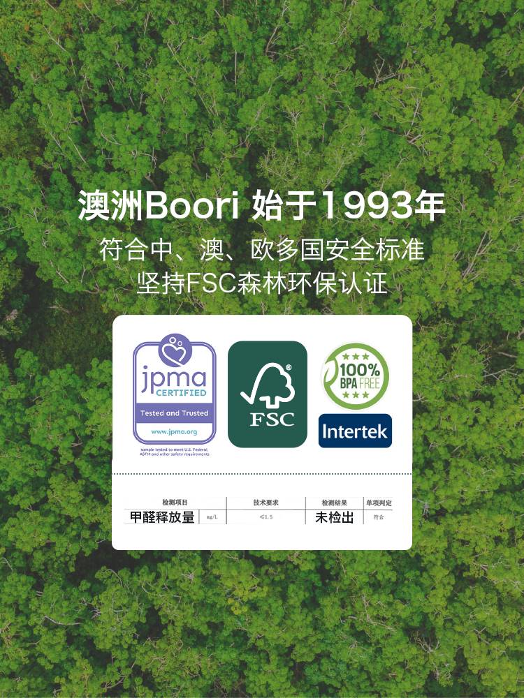 Boori实木拼接床儿童床无缝床边床加宽婴儿床可调高护栏床森莎