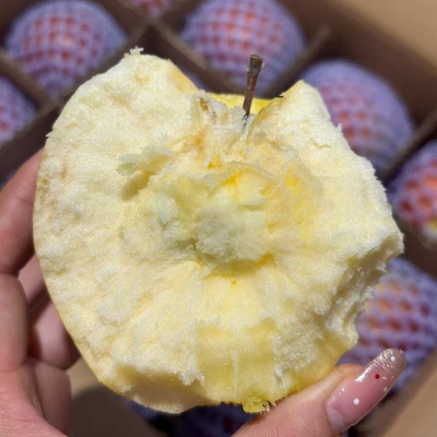 粉面香甜沙糯软秦冠苹果甜可刮泥宝宝辅食大果高原红苹果非花牛果
