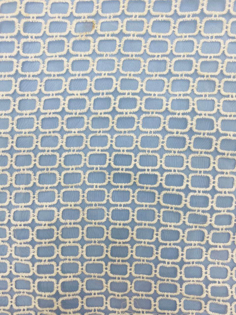 长方形 方格花纹蕾丝 柔软刺绣蕾丝婚纱汉服旗袍服装设计手工diy