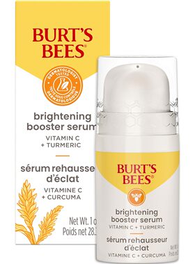 Burt's Bees Brightening Booster Serum, Vitamin C + Turmeric