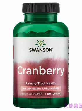 Swanson Cranberry, Urinary Tract Health, 180 Softgels