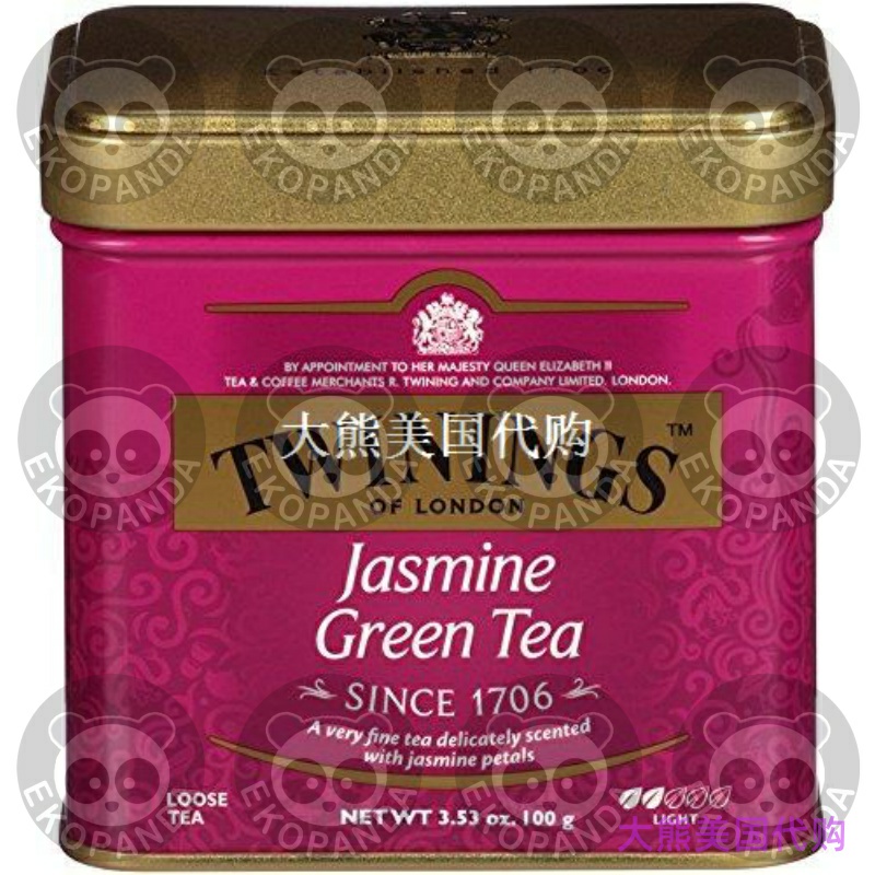 Twinings Jasmine Green Tea, Loose Tea, 3.53-OZ (Pack of 6)
