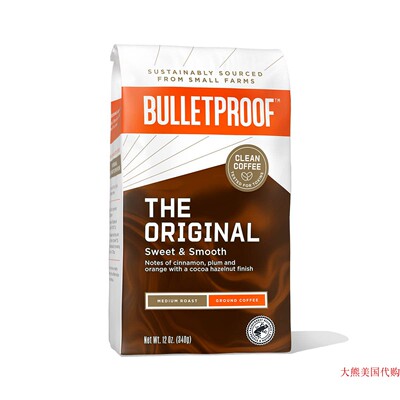 Bulletproof  The Original Ground Coffee, Medium Roast, 12 Oz