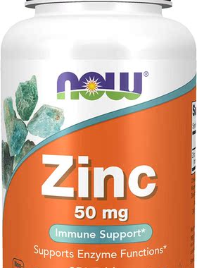 Now Foods Zinc 50mg, Immune Support Enzyme Function